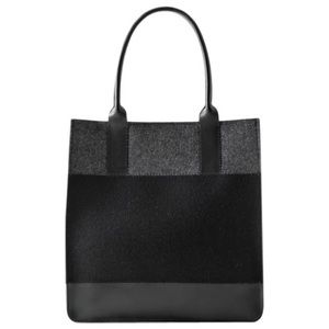 [graf lantz] Jaunt Tote • Black / Charcoal / Black Leather
